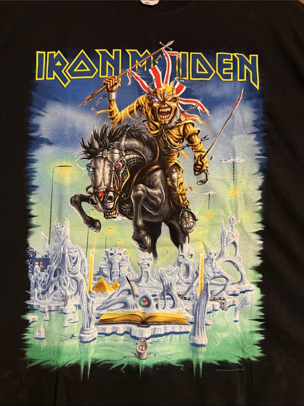 IRON MAIDEN England Concert 2014 Tee Eddie